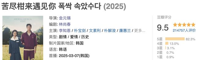 最高97分零差评这3部神级韩剧值得一看