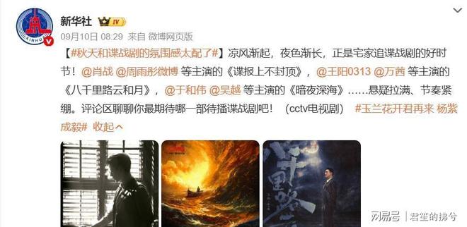 谍战剧的春天来了！柳云龙出山肖战入局于和伟手握三部爆款(图4)